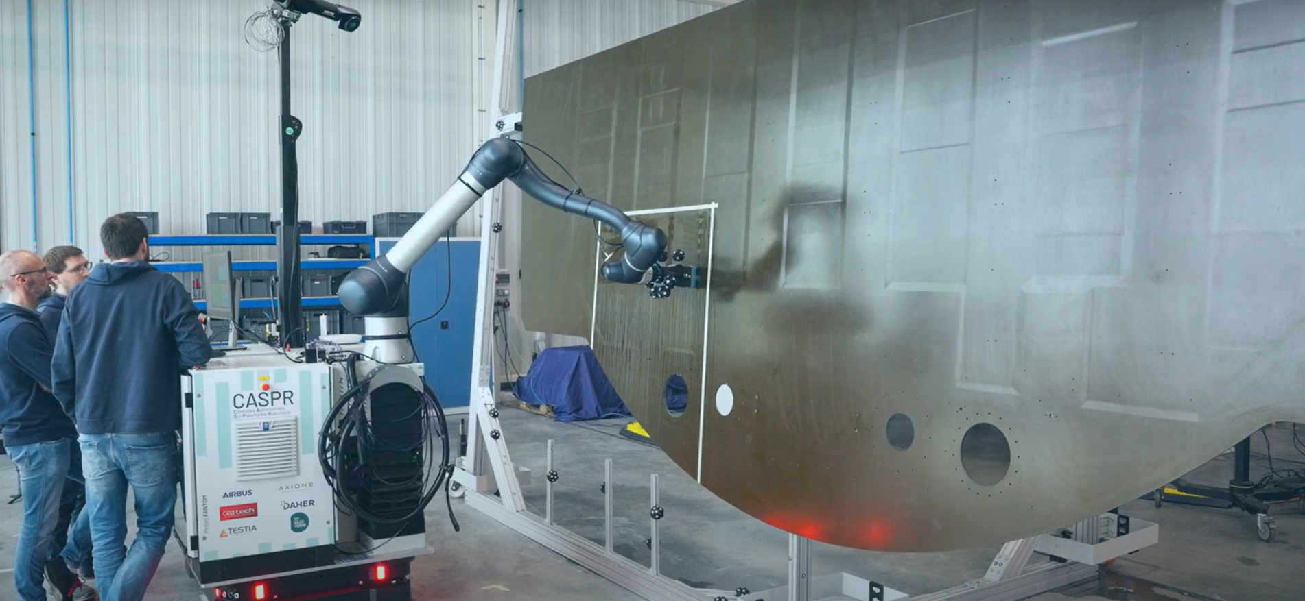 Plateforme CND robotisée
